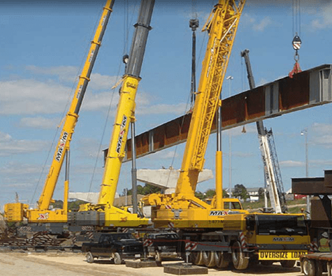 All Terrain Cranes, Mobile Crane Rental, Multi crane lift