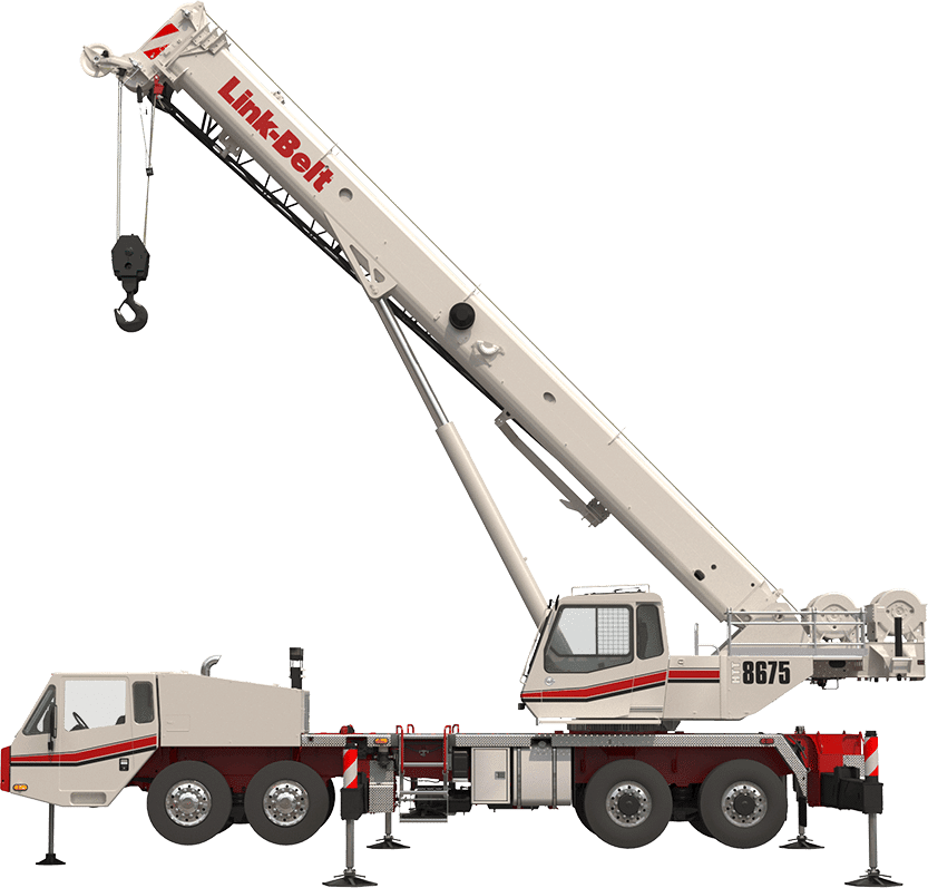 Link-Belt HTC-8675 II hydraulic truck crane rental