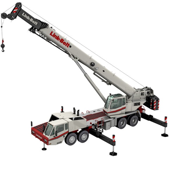 Link-Belt HTC-8690 hydraulic truck crane rental