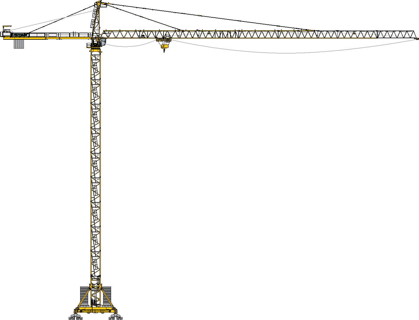 Potain MD509-M25 tower crane rental