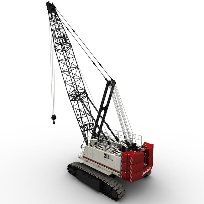 Link-Belt Crane 218 model for heavy lifting and construction projects.
