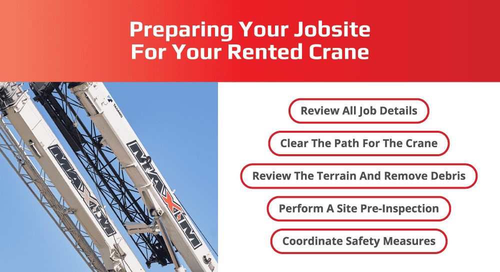 Ultimate checklist for preparing your jobsite for your crane rental