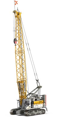 Heavy-duty crane model showcasing advanced lifting capabilities and robust design for construction projects.