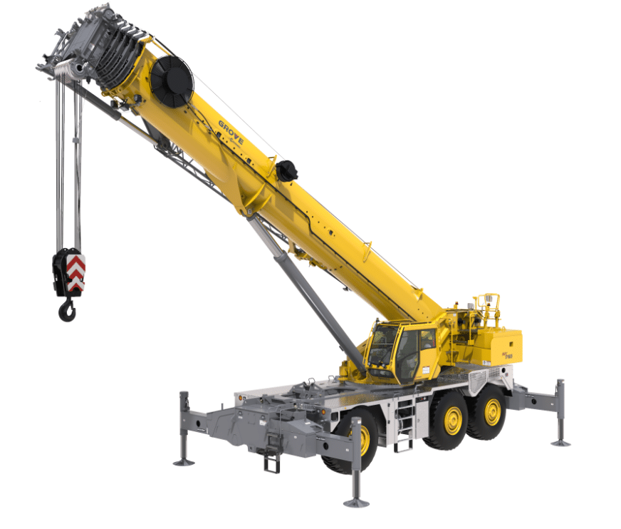 Grove GRT9165 rough terrain crane rental
