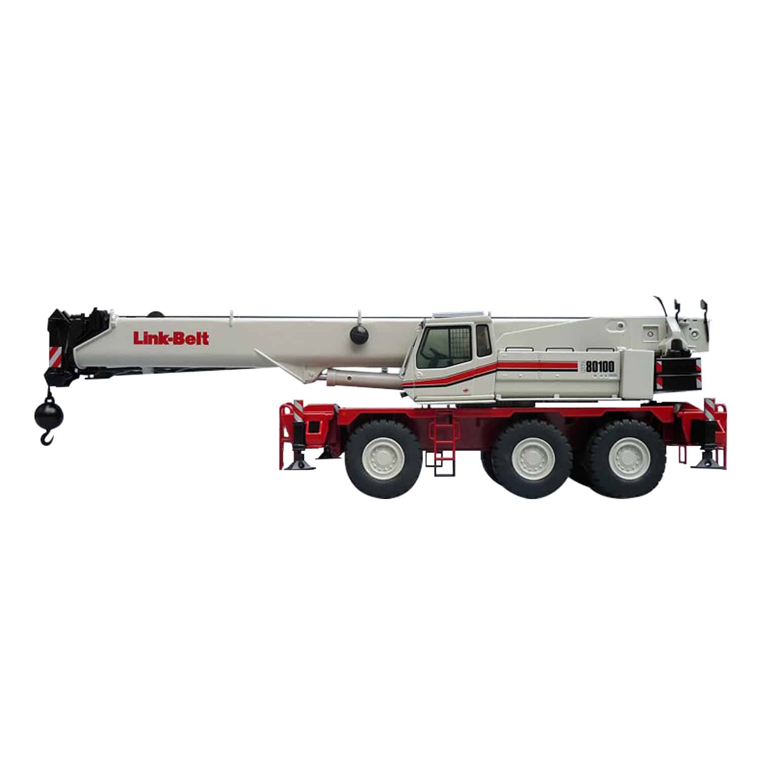 Link-Belt crane 80100 showcasing advanced lifting capabilities for heavy construction projects.