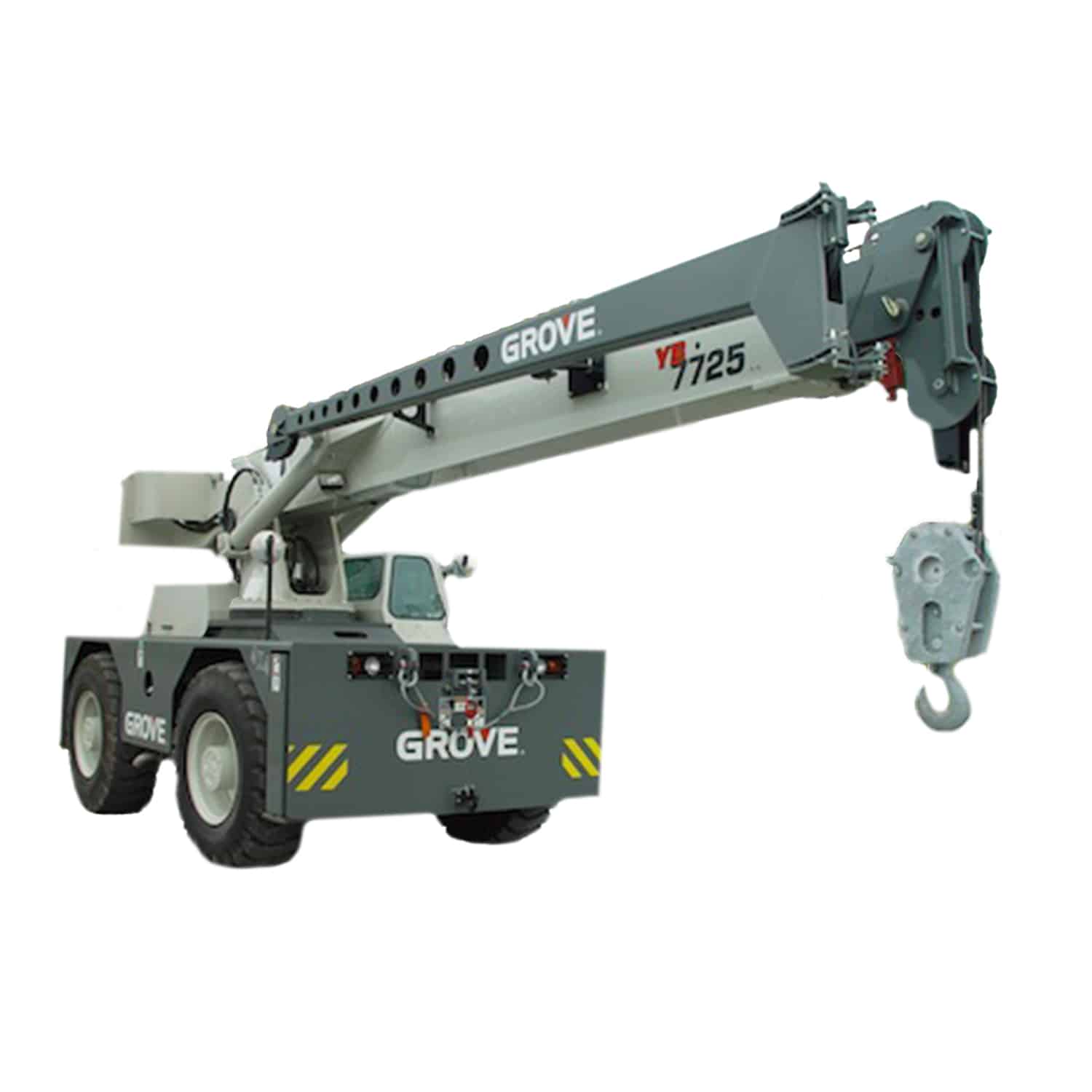 Grove YT725 crane featuring a robust design and reliable lifting capabilities.