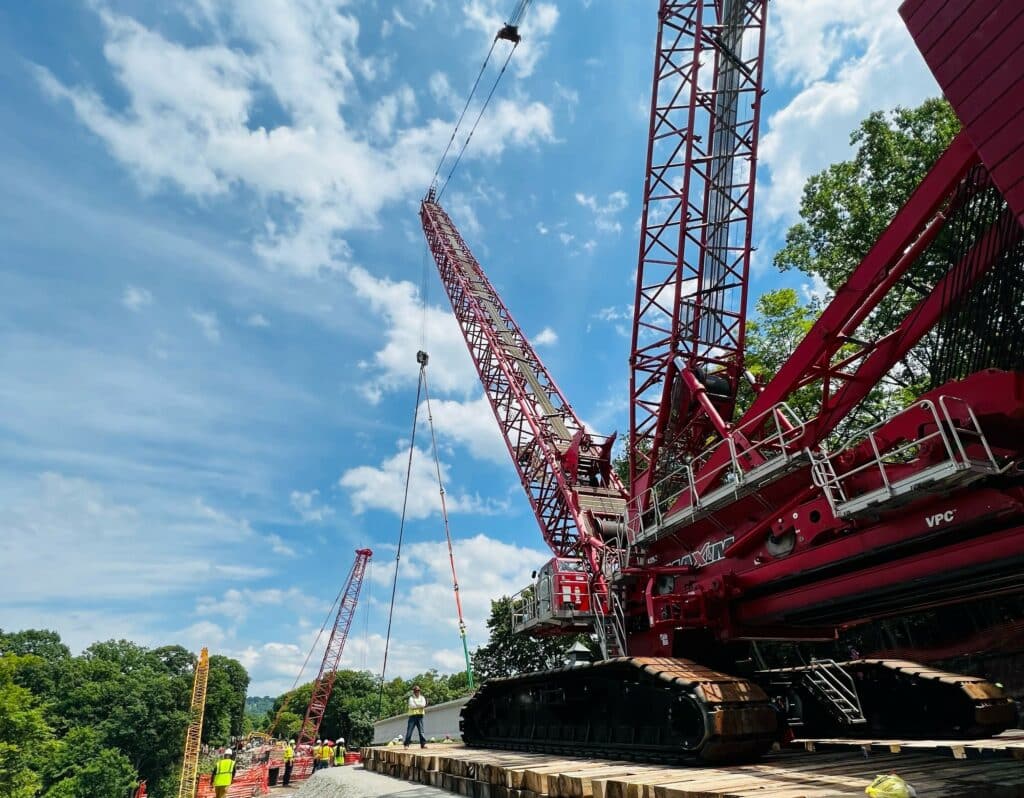 Fern Hollow 3 - industrial project with a crane