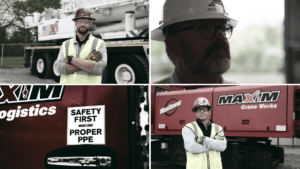 Images of Maxim employees in a safety-first culture