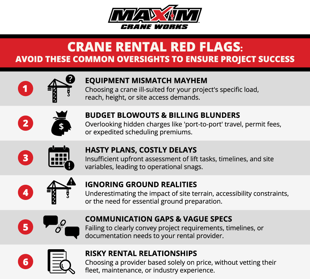Crane rental tips to avoid costly mistakes and ensure successful project outcomes.