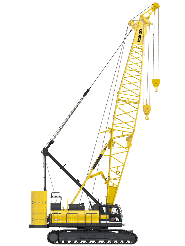 Kobelco CK2000G-3 crawler crane for powerful construction lifting and heavy-duty tasks.