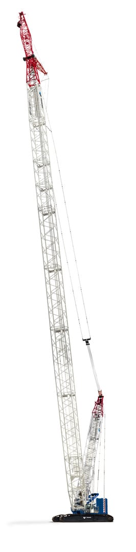 Heavy-duty Tadano CC24.400-1 crawler crane for efficient construction and lifting.